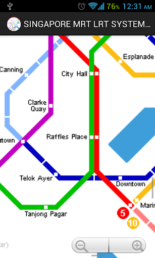 Карта метро сингапур 2018