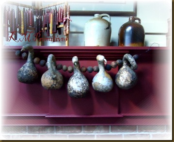 Fireplace gourds
