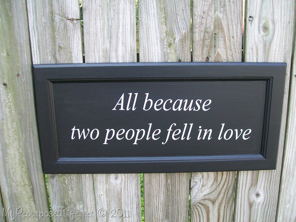 all because two people fell in love