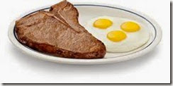 3.Steak & eggs