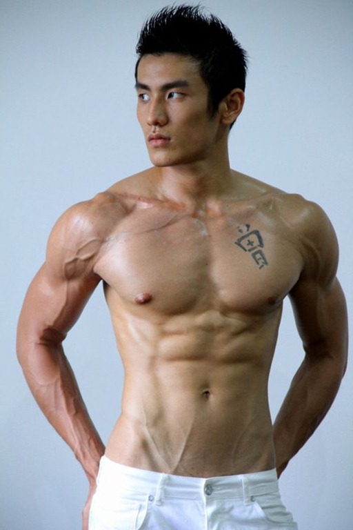 Asianmales-Little Shirtless Sexy with Unknown Male Model-24