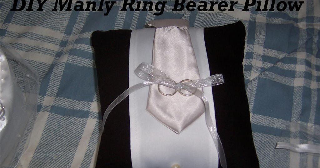 The DoItYourself Mom DIY Manly Ring Bearer Pillow Handcrafted Ring