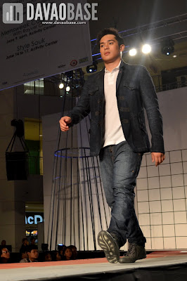 All-denim look during the Mensweek Fashion Show at Abreeza
