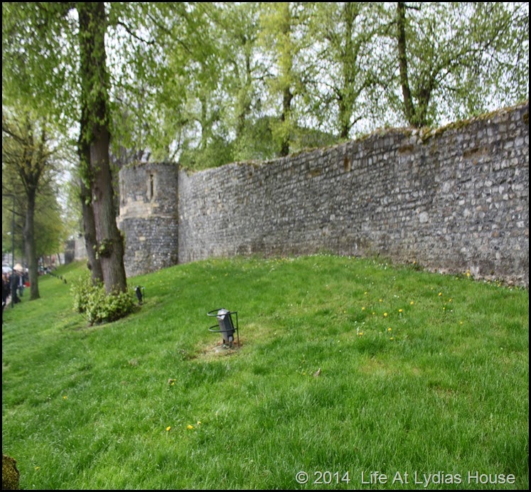 outside city wall