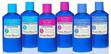 Avalon Organics Elixir Shampoo and Conditoner - Awapuhi Mango Moisturising,Tea Tree Mint Treatment, Biotin B-Complex Thickening