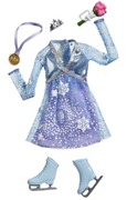 Barbie Complete Looks Ice Skating Doll Fashion Outfit Blue