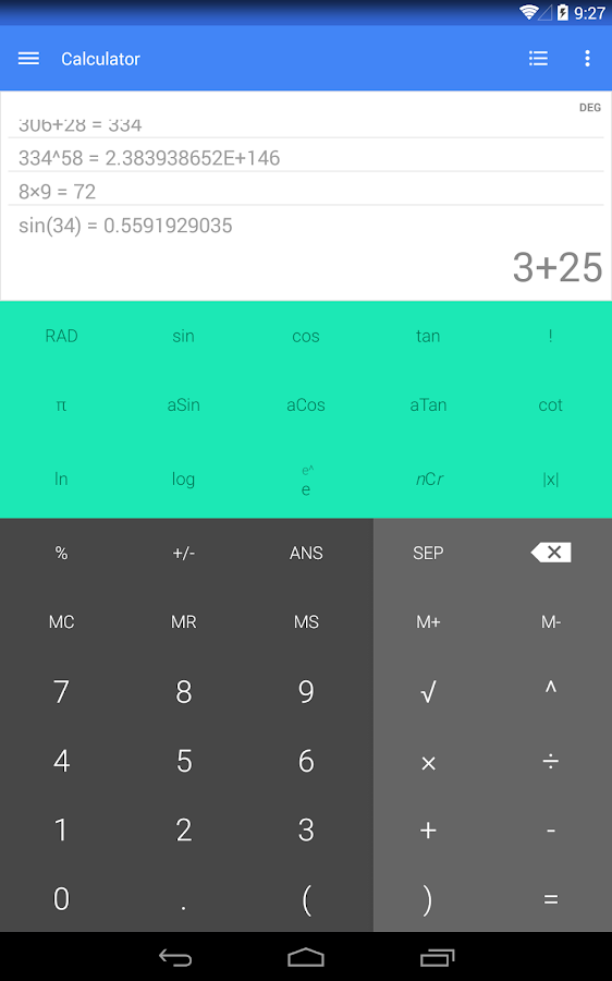 One Calculator - screenshot