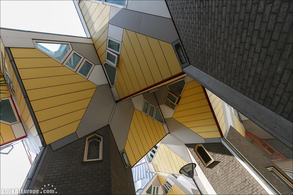 LookAtEurope.com - Кубические дома в Роттердаме | Holland, Kubuswoningen in Rotterdam