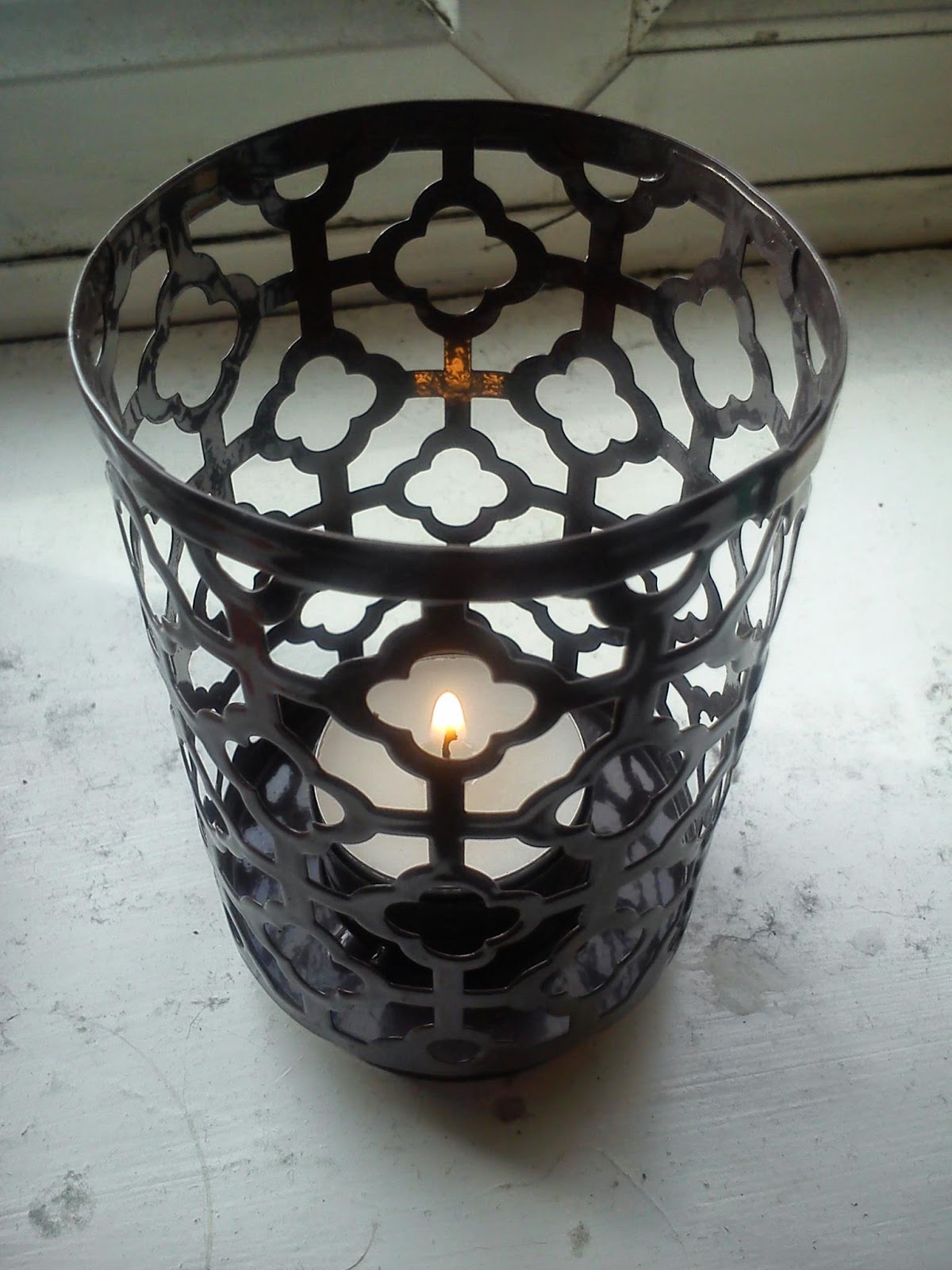 Baby Wizard Tesco Atlas Metal Cut Out Tealight Holder