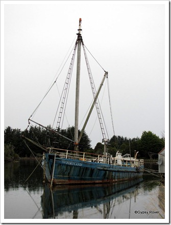 Clinker built vessels similar to the Portland used to ply their trade along the Catlins coast and rivers.