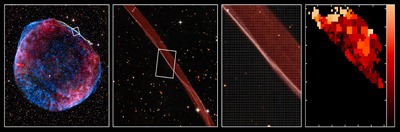 observações da frente de choque da SN 1006
