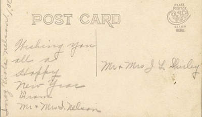 Postcard Cyko 1904 to 1920 Inez Viola Nelson  ML Antiques Erhard back
