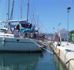 The yacht quay Adamas, Milos