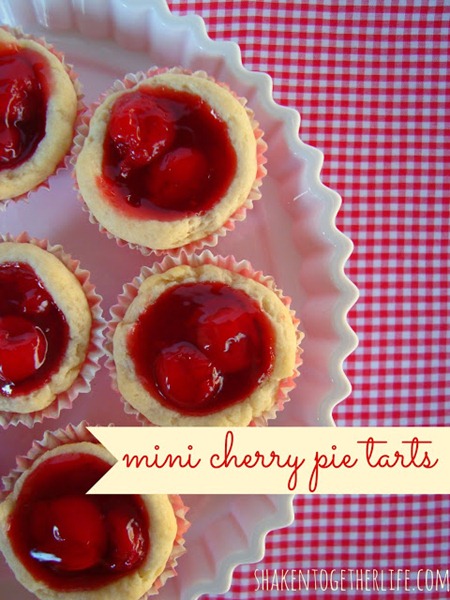 mini cherry pie tarts