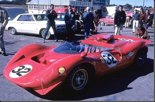 1967 Mosport Can--Am Ferrari 330 P3-4 # 32 a