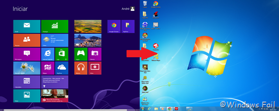 Windows 8 para Windows 7
