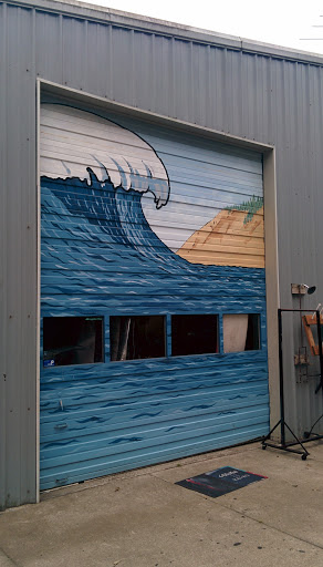 Door Mural at Oregon Surf Shop