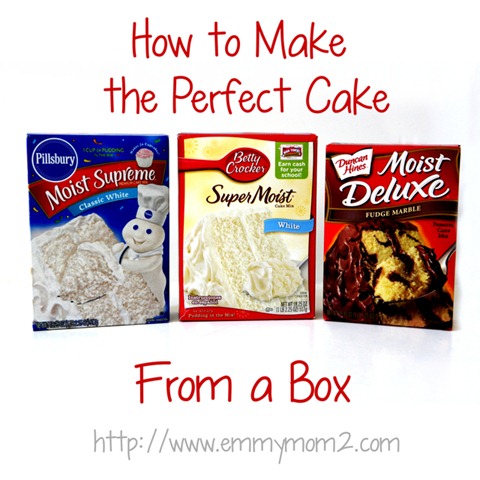 how to make a perfect cake from a box mix