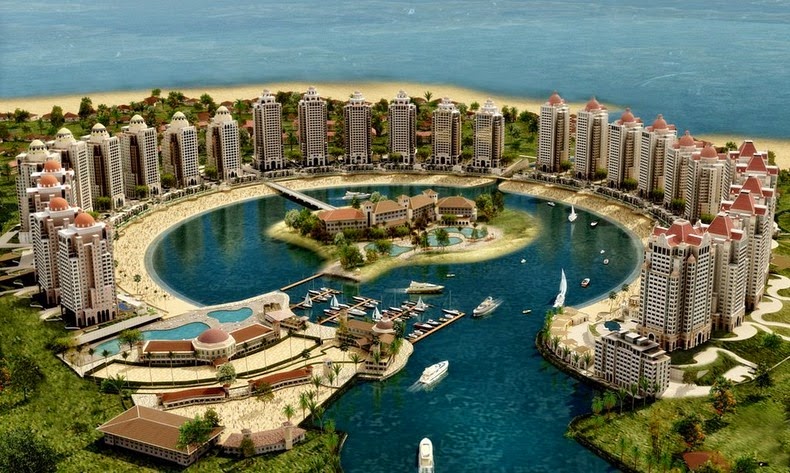 Pearl-Qatar, A Luxurious Artificial Island | Amusing Planet