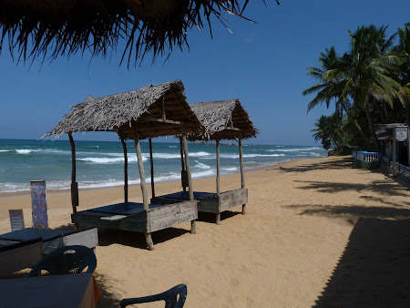 Litoral Sri Lanka: plaja Hikkaduwa