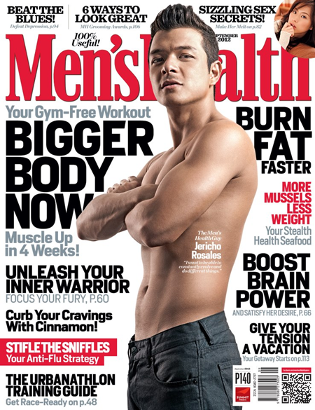 Jericho Rosales covers Men's Health PH Sept 2012