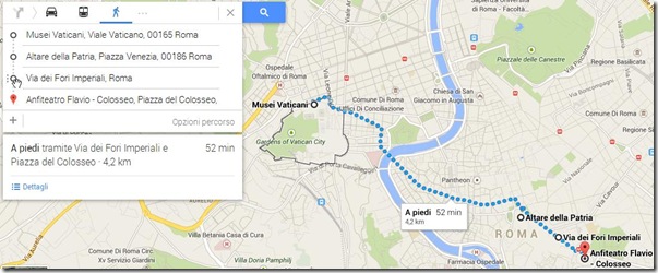 Nuovo Google Maps indicazioni stradali multiple