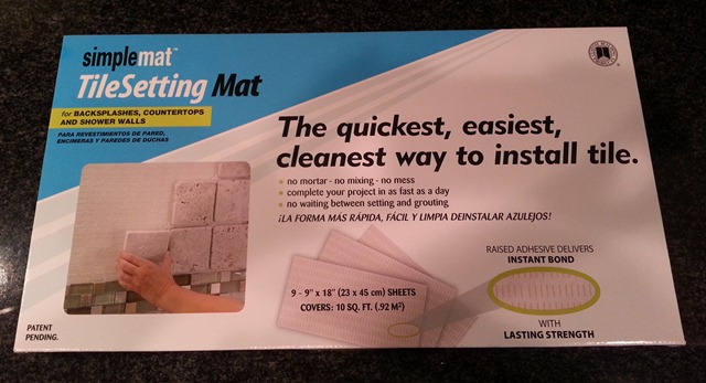 Adhesive mat for tiling projects - Residential Design