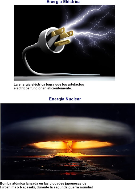 Energía eléctrica y energía atómica