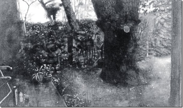 Jardín con árbol, Juan Andrés Videla