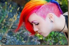 rainbow hair