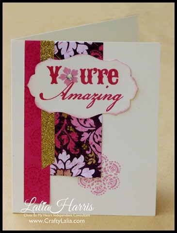 Ivy Lane Card WOTG bonus card "You're Amazing" by Lalia Harris