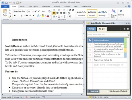 Note&Do - Crie notas e listas de tarefas no Office