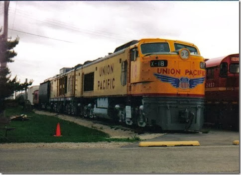 Union Pacific Gas Turbine #18 at the Illinois Railway Museum on May 23, 2004