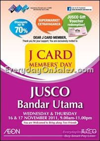 J-Card-Members-Day-Bandar-Utama-Sale-Promotion-Warehouse-Malaysia