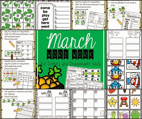 March word work 1