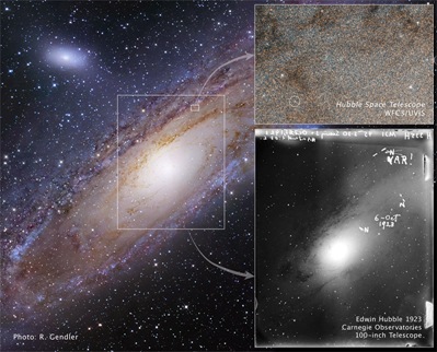 estrela variável descrita por Edwin Hubble