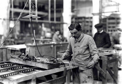Ouvrier professionnel en 1914