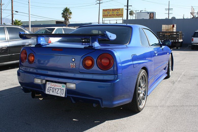 Nissan Skyline r34 Форсаж 4