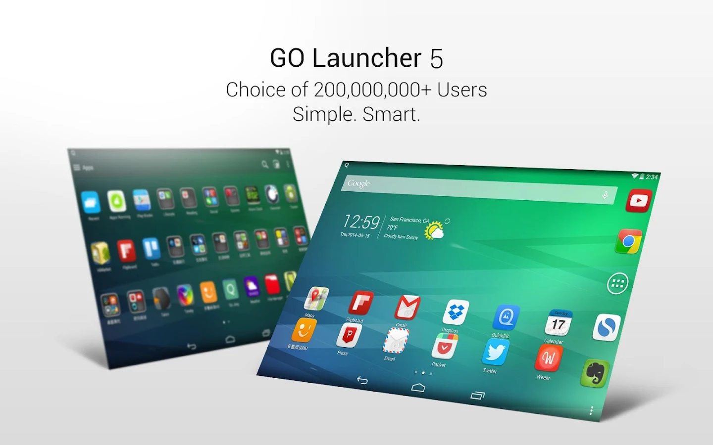   GO Launcher EX:Tema: captura de tela 
