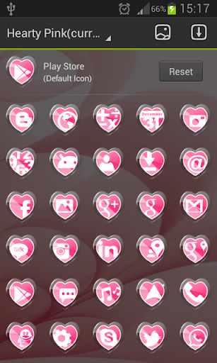 【免費個人化App】Hearty Pink GO Launcher Theme-APP點子