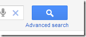 new google search button