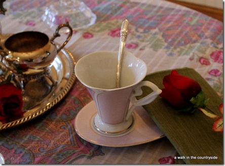a walk in the countryside: tea for two