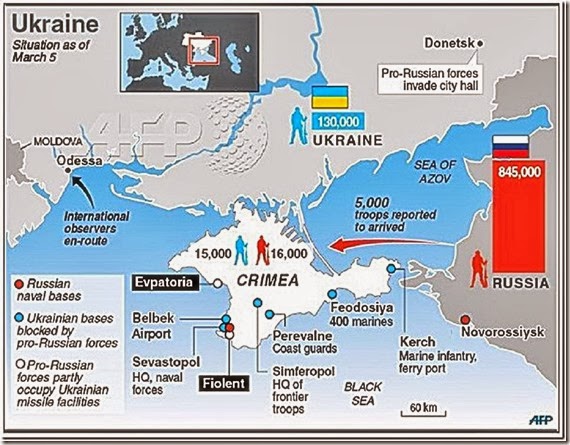 Ukraine-Russia crisis as of 3-5-14