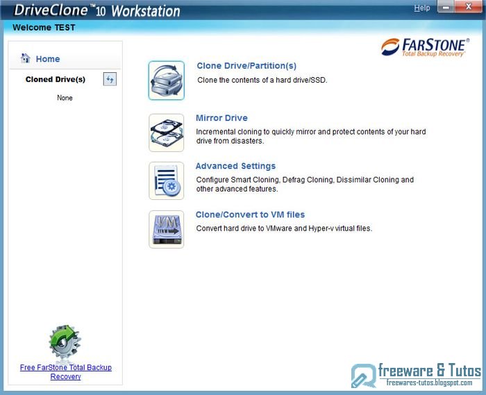 DriveClone NC : un logiciel gratuit pour cloner votre disque dur