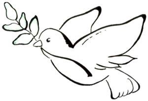 Dibujos De Palomas De La Paz