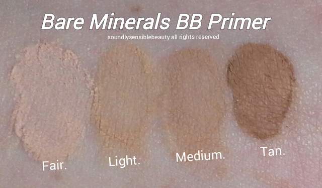 bareMinerals Prime Time BB Primer; Review & Swatches of Shades