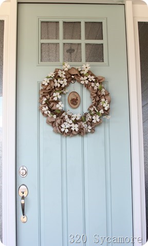 spring front door wreath