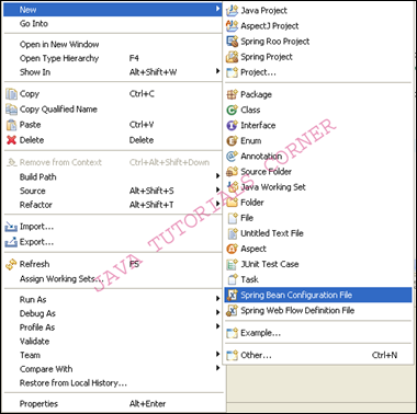 Create Bean Config File