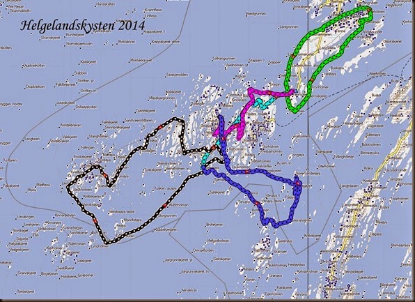 Padlekart Helgelandskysten 2014