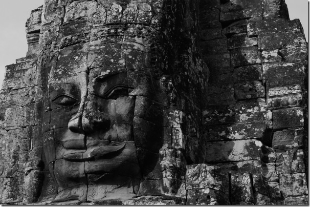 The stunning Bayon Temple, Cambodia